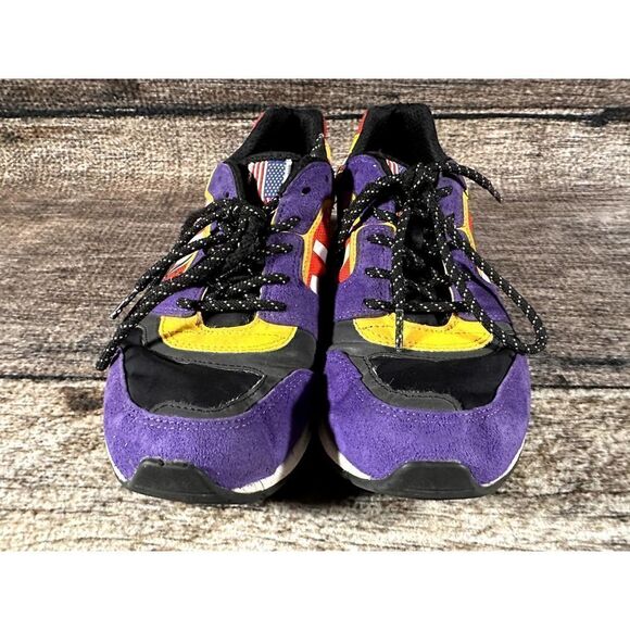 Ralph Lauren Polo TRAIN 100-SK-ATH Purple Tech Suede Alpine Mens Size 9 D - Picture 2 of 10